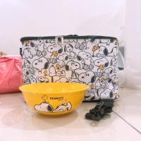 ราคา Peanuts Snoopy Taiwan 7-ELEVEN 2024 คอลเลกชันชามเซรามิกพร้อมกระเป๋าเก็บความเย็น Lucky Bag ไต้หวัน台7-11 STEEL ชุดสลิงหรูหรา (42554541469)