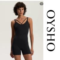 ราคา Oysho COMFORTLUX DOUBLE STRAP SHORT - Jumpsuit จั้มสูทสั้น Top มีช่องสำหรับถอด-ใส่ฟองน้ำได้ (27044266324)