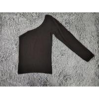 ราคา เสื้อยืด เสื้อปาดไหล่ เสื้อแขนเบี่ยงไหล่แขนยาว เสื้อปาดไหล่แขนยาวข้างเดียว เนื้อผ้าเรย่อน(มือ2) (26971012330)