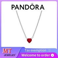 ราคา จี้หัวใจประกายระยิบระยับและสร้อยคอเงินสเตอร์ลิง S925 สไตล์ Pandora (52006245827)