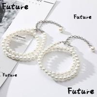 ราคา อนาคต ผู้หญิง เชือกผูกรองเท้า, สายรัดรองเท้าส้นสูงป้องกันการลื่นไถลสีขาว, รองเท้าส้นสูงตกแต่งปรับรองเท้าส้นสูงโซ่ (43459103460)