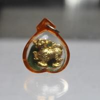 ราคา Q120สิงห์ราชสีห์หลวงพ่อกวยวัดโฆสิตาราม (วัดบ้านแค) ชัยนาท เนื้อตะกั่วกะไหล่ทอง ปี2521 สภาพสวยๆ (41776235216)