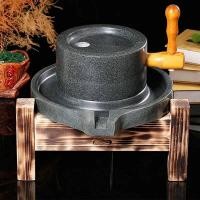 ราคา หินโม่แป้ง พร้อมฐานไม้ เครื่องโม่หินในครัวเรือน ด้วยมือพร้อมส่ง (23975806008)