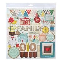 ราคา สติกเกอร์ชิปบอร์ดนําเข้าสําหรับตกแต่งสมุดภาพ Scrapbook Scrapbook (10704455541)
