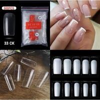 ราคา เล็บปลอม pvcต่อเล็บ pvcปลายตัด pvcทรงปลายตัด pvc33 (18953019427)