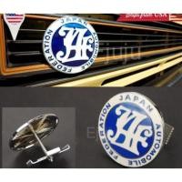 ราคา Blue JAF Japan Automobile Federation Front Grill Badge Car JDM Emblem 9cm JAF Logo โลโก้ติดกระจังหน้าแต่งรถยนต์โตโยต้า (8210470889)