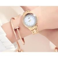 ราคา นาฬิกา GEDI Watch งานเกาหลี สีพิงค์โกลด์ หน้าปัดขาว สินค้าของแท้ 100% กันน้ำได้ (1271966823)