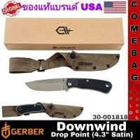 ราคา มีดGerber Downwind Drop Point Fixed Blade สีเขียวSage Green(4.3"Satin)ใบมีดStainless Still 7Cr17MoV ของแท้ แบรนด์อเมริกา (44279226916)