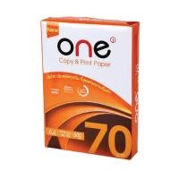 ราคา ONE กระดาษถ่ายเอกสาร A4 70 แกรม 500 แผ่น/รีม (7994713639)