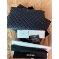 ราคา Chanel Classic O Case Ghw Black Caviar Leather Clutch Holo26 (10617079181)