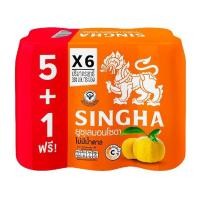 ราคา สิงห์ ยูซุเลมอน โซดา 330 มล.×6กระป๋อง (22948762625)
