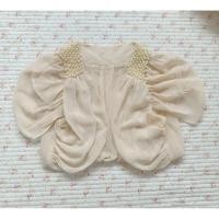 ราคา เสื้อคลุมไหล่ตัวสั้น (Bolero/Shrug) แขนตุ๊กตาพองสวย เนื้อผ้าชีฟองพริ้วไหว (58006574701)