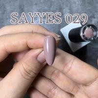 ราคา สีเจล SAYYES #029 โทนสีนู้ดน้ำตาล โทนอุ่น อบแห้ง ไม่ย่น UV/LED Gel polish (24615108485)