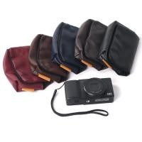 ราคา กระเป๋ากล้องหนัง PU นุ่มสําหรับ Canon Powershot G7X G9X Mark II III G7XIII SX740 SX730 SX720 SX710 SX700 SX620 SX610 (55700749785)