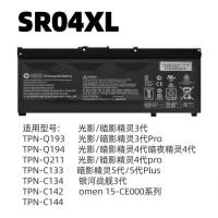 ราคา (ส่งฟรี ประกัน 1 ปี) แบตเตอรี่โน๊ตบุ๊ก Battery Notebook HP SR04XL Omen 15-CE 2017 HP Omen 15 2018 Series ของแท้ 100% (26000983694)