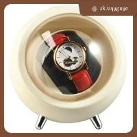 ราคา skjsqygxycWatch Winder สําหรับนาฬิกาอัตโนมัติ กล่องนาฬิกา Automatic Winder (ครีม-ขาว) (27171103498)
