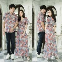 ราคา ️ VSM Couple เดรสลายใบไม้+เชิ้ต ชุดคู่ ชุดคู่รัก ชุดคู่ไปเที่ยว ชุดคู่ไปทะเล ชุดไปเที่ยว ชุดไปทะเล ชุดสวย ชุดคู่สวยๆ (4444806635)