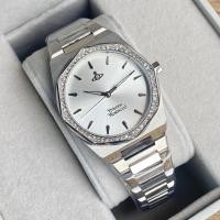 ราคา Vivienne westwood White Moon Aperture Diamond Watch 34MM Box (27812185161)