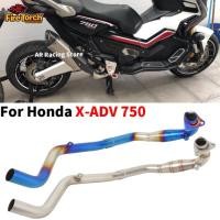 ราคา Slip On For Honda X-ADV 750 X ADV750 XADV 750 Motorcycle Exhaust Espace Moto Full System Front Pipe (43178456857)