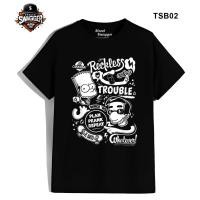 ราคา Street Swagger Brand Collection เสื้อยืด The Simpsons, Bart Simpson TSB02 เสื้อยืดการ์ตูน (56306097020)