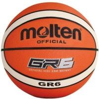 ราคา MOLTEN ลูกบาสเก็ตบอลยาง Basketball RB th BGR6-OI FIBA (470) (3434075591)