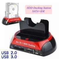 ราคา All In 1 Hdd Docking Station ESATA USB 2.0/3.0สำหรับ2.5/3.5 Hard Disk Drive docking Station ฮาร์ดดิสก์ Enclosure (18113378329)