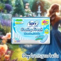 ราคา โซฟี แผ่นอนามัย คูลลิ่งเฟรช แบบมาตรฐาน มีกลิ่นหอม 14ชิ้น SOFY PANTILINER REGULAR LONG & WIDE BODY CURVE (27085608404)