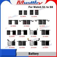 ราคา Musttby 0 ชิ้นแบตเตอรี่สำหรับ Apple Watch Series 2 3 4 5 SE2 6 7 8 45mm 44mm 4 (29158186211)