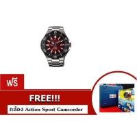 ราคา ORIENT นาฬิกาข้อมือ รุ่น SEL07002H0 - Black/Red (ฟรี Action Sport Camcorder) (295577123)