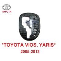 ราคา ตามรูป ครอบเกียร์ออโต้ ลายเคฟล่า TOYOTA VIOS YARIS 2005 - 2013 โตโยต้า วีออส ยาริส เก่า ครอบเกียร์ แต่งเกียร์ เกียร์ (8109169211)