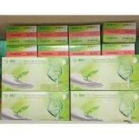 ราคา [ มีราคาส่ง ] BIO PRO HYGIENE ถุงมือยางธรรมชาติชนิดมีแป้ง 1กล่อง บรรจุ 100ชิ้น ( 50คู่ ) (50106407378)