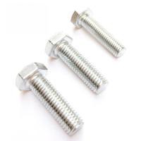 ราคา สกรูหกเหลี่ยมภายนอกชุบสังกะสีเหล็ก ด้ายเต็ม M10/M12/M14/M16/M18 (26844018249)