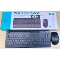ราคา ชุดคีย์บอร์ด+เมาส์ไร้สาย Wireless OKER K329 ปุ่มเงียบ สวยงามมาก (25822435235)
