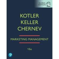 ราคา MARKETING MANAGEMENT (GLOBAL EDITION) : PHILIP KOTLER - 9781292404813 (29558227830)