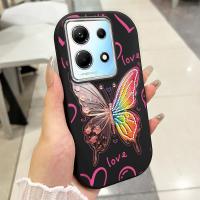 ราคา เคสสำหรับ Infinix Note 30 4G Note 30 5G เคสโทรศัพท์เพชรน้ำงามผีเสื้อกันกระแทกกลมและอ้วน (44020279197)