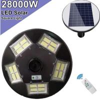 ราคา โคมไฟโซล่าเซล UFO 20 ทิศทาง LED 22000W - 28000W ไฟถนน Spotlight ไฟโซลาร์เซลล์ สปอร์ตไลท์ Solar Cell สปอตไลท์ SOLAR LIGHT (10507847655)