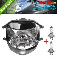 ราคา Fit for HONDA CBR 1100 XX Headlight Front Part Headlamp CBR1100XX Super Blackbird Head Light Lamp (24297913325)