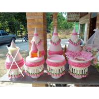 ราคา ขันหมากสีชมพูหวาน (ขายยก 6 พาน 3 กรวยครอบ) (42428851025)