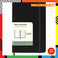 ราคา Moleskine Diary January 2026 Start 12-Month Weekly Diary Pocket Size (9cm wide × 14cm tall) Hard Cover Black DHB12WN2Y26 (41724531933)