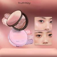 ราคา TRUTHKEY Eyeshadow Qiushiji Eyeshadow Palette, Highlighter, Blush, Multi-color Glitter Powder Palette Highlighter Blush Multi-Color Glitter Brightening Natural Glitter (26244367712)