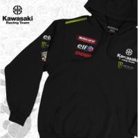 ราคา เสื้อกันหนาวมีฮู้ด Kawasaki Racing (48854643493)