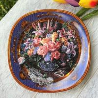 ราคา จานโชว์ Bradford Exchange "Dreams To Gather" The 1st Issue in When Dreams Blossom Collection จานสวย จานอังกฤษ จานเซรามิก (13320413566)