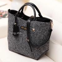 ราคา กระเป๋าแฟชั่นสไตล์เกาหลี สีดำ พร้อมส่ง+ส่งฟรี (6175157)