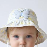 ราคา หมวก MOTHERCARE UP TO 50% - หมวกบักเก็ตผีเสื้อลายดอกไม้สีเหลือง (56051438173)