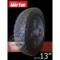 ราคา ล้อรถเข็น ล้อรถเข็นปูน 13นิ้ว(33cm) ยาง PU ตัน ยี่ห้อ มาร์ตัน MARTON รูลูกปืน 20mm(ประมาณ3/4") กะทะล้อเหล็กสีเทา by JHW (29270452327)