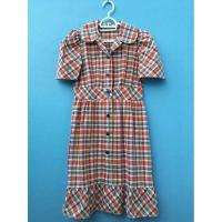 ราคา เดรสผ้าไทย ลายผ้าขาวม้า ️‍ (9559949374)