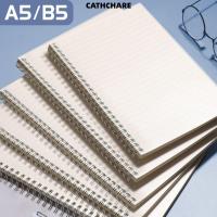 ราคา CATHCHARE294 สมุดบันทึกแบบม้วน, กริด/เปล่า/สายแนวนอน 80Sheepts Spiral Notebook, Multifunctional Flip Over A5/B5/A4 สมุดไดอารี่โรงเรียนอุปกรณ์สํานักงาน (52506656124)