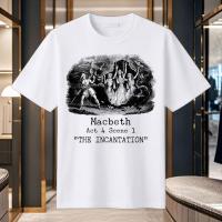 ราคา Three Witches Incantation Macbeth Shakespeake Literature เสื้อยืด Macbeth Act 4 ฉาก 1" การรวม" เสื้อยืดผ้าฝ้ายแท้คุณภาพสูงการออกแบบเฉพาะและสวมใส่สบายสําหรับผู้ชายและผู้หญิง (53506306088)