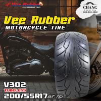 ราคา 200/55-17 (200/55R17) ขอบขาว รุ่นV302 ยี่ห้อVEE RUBER ปี2018 (12274042809)