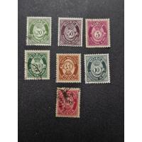 ราคา อัล063 แสตมป์ประเทศนอร์เวย์เก่า7ผสมที่แตกต่างกันใช้แล้ว (26844217916)